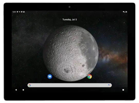 Moon 3D Live Wallpaper android App screenshot 0